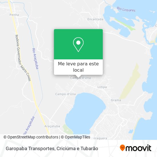 Garopaba Transportes mapa