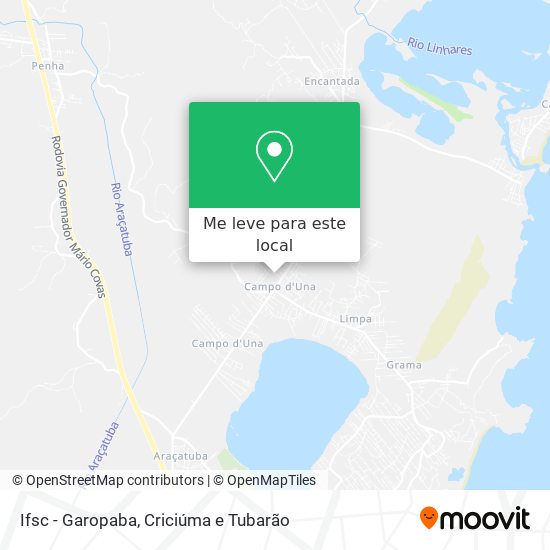 Ifsc - Garopaba mapa