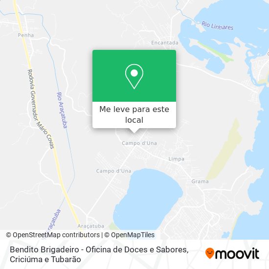 Bendito Brigadeiro - Oficina de Doces e Sabores mapa