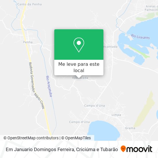 Em Januario Domingos Ferreira mapa