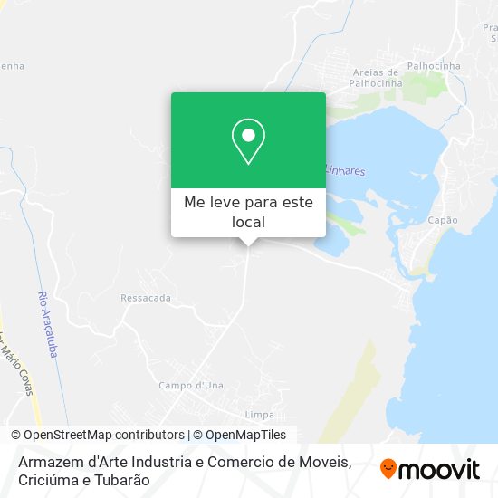 Armazem d'Arte Industria e Comercio de Moveis mapa
