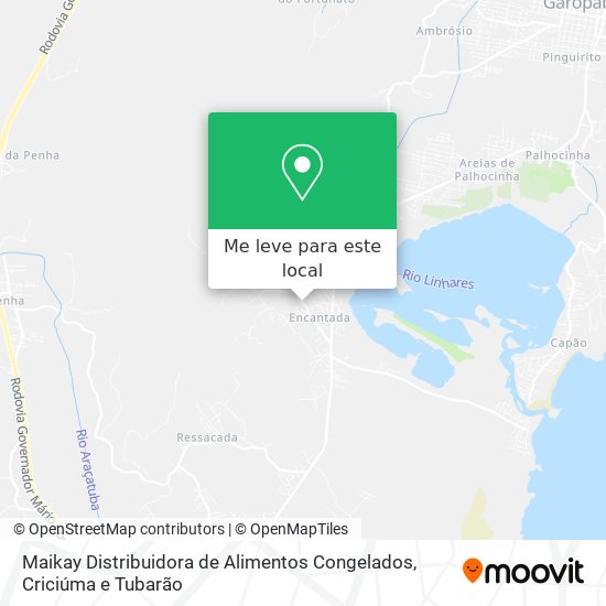 Maikay Distribuidora de Alimentos Congelados mapa