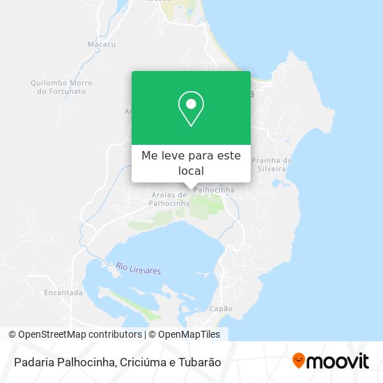 Padaria Palhocinha mapa