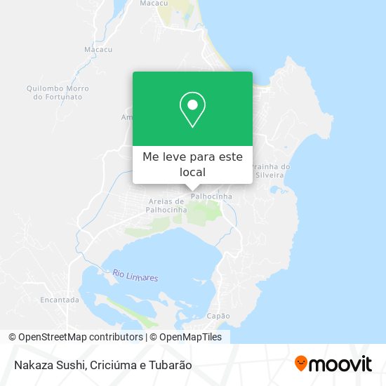 Nakaza Sushi mapa