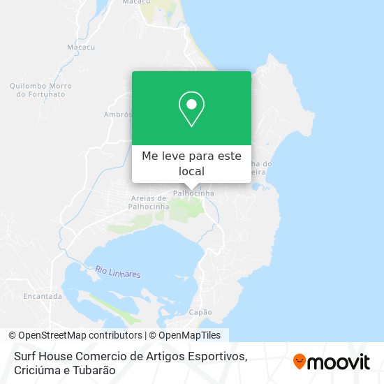 Surf House Comercio de Artigos Esportivos mapa