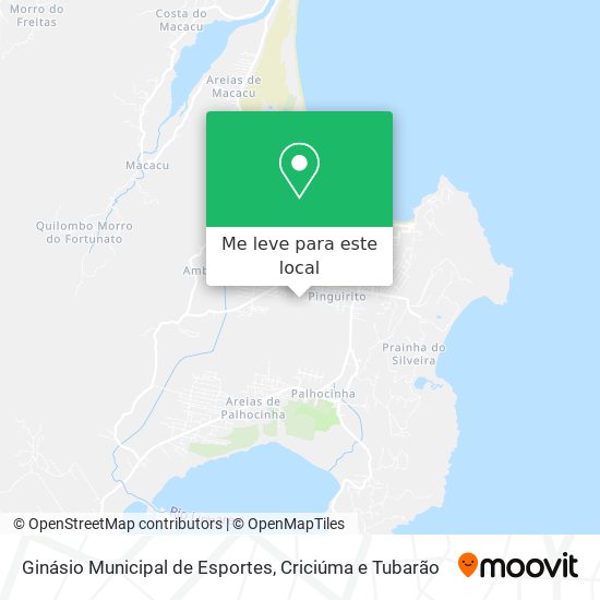Ginásio Municipal de Esportes mapa