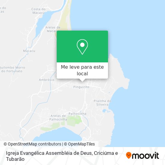 Igreja Evangélica Assembléia de Deus mapa