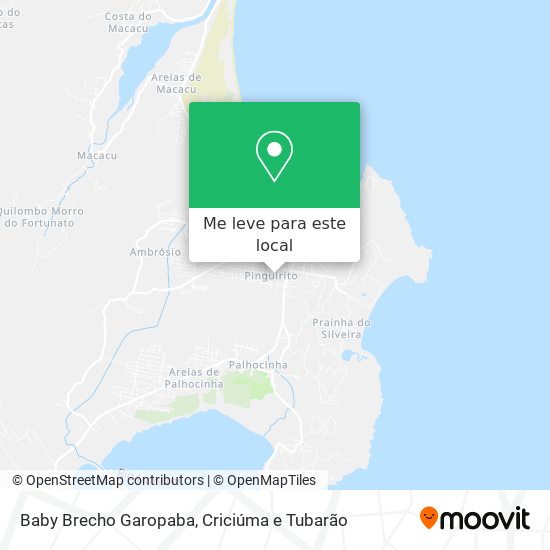 Baby Brecho Garopaba mapa