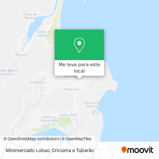Minimercado Lobao mapa