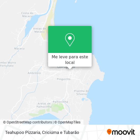 Teahupoo Pizzaria mapa