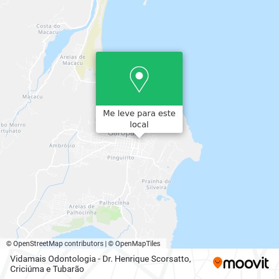 Vidamais Odontologia - Dr. Henrique Scorsatto mapa