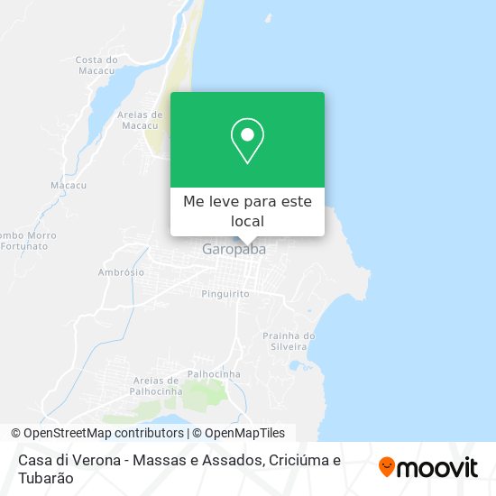 Casa di Verona - Massas e Assados mapa