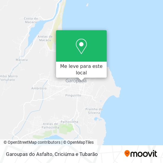 Garoupas do Asfalto mapa