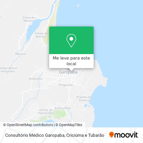 Consultório Médico Garopaba mapa