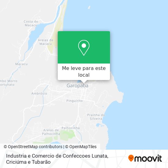 Industria e Comercio de Confeccoes Lunata mapa