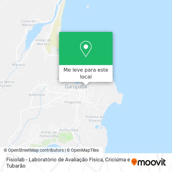 Fisiolab - Laboratório de Avaliação Física mapa