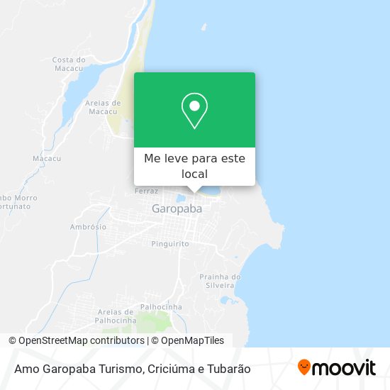 Amo Garopaba Turismo mapa
