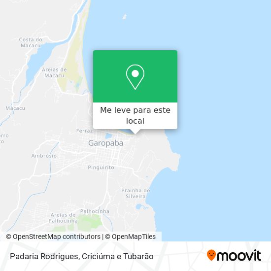 Padaria Rodrigues mapa