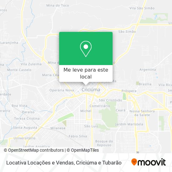 Locativa Locações e Vendas mapa