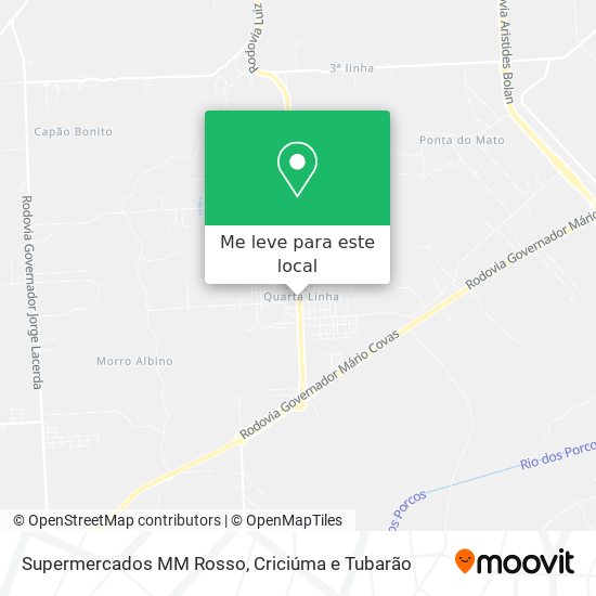 Supermercados MM Rosso mapa