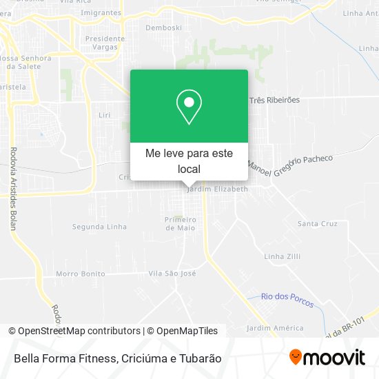 Bella Forma Fitness mapa