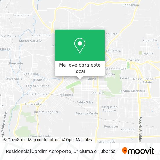 Residencial Jardim Aeroporto mapa