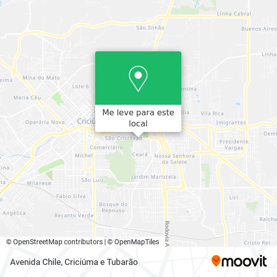 Avenida Chile mapa