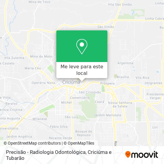 Precisão - Radiologia Odontológica mapa