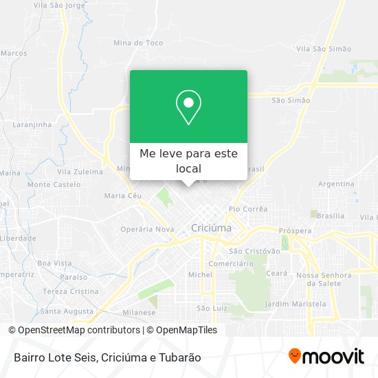 Bairro Lote Seis mapa