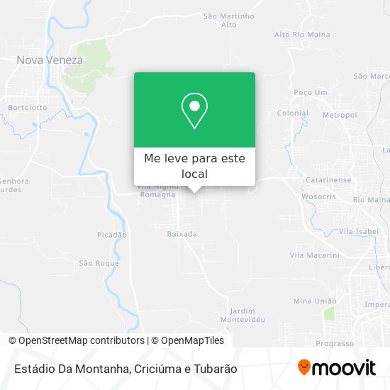Estádio Da Montanha mapa