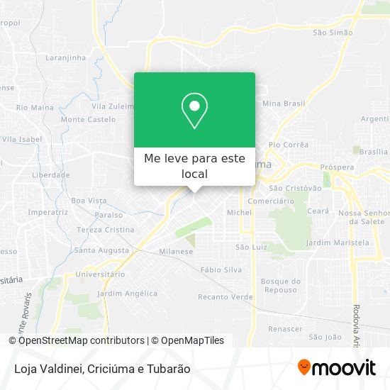 Loja Valdinei mapa