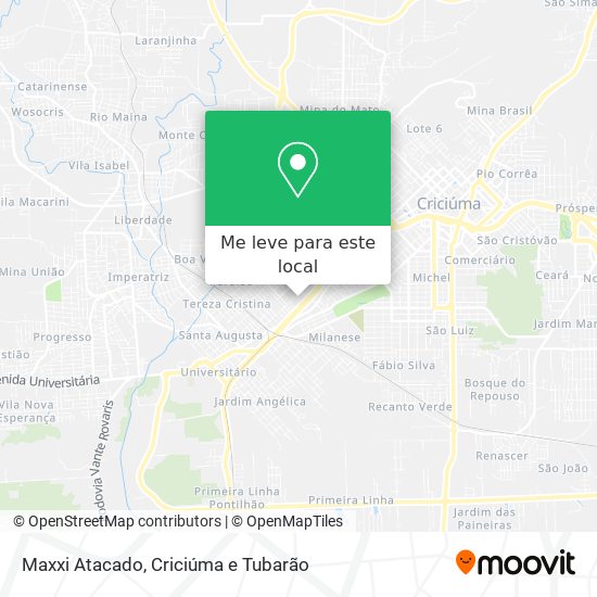Maxxi Atacado mapa
