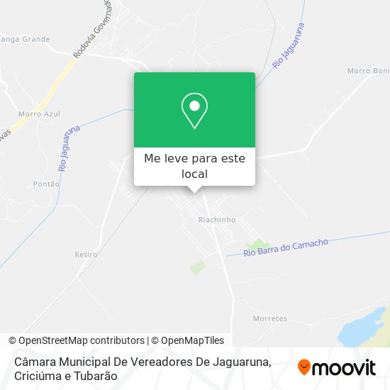 Câmara Municipal De Vereadores De Jaguaruna mapa
