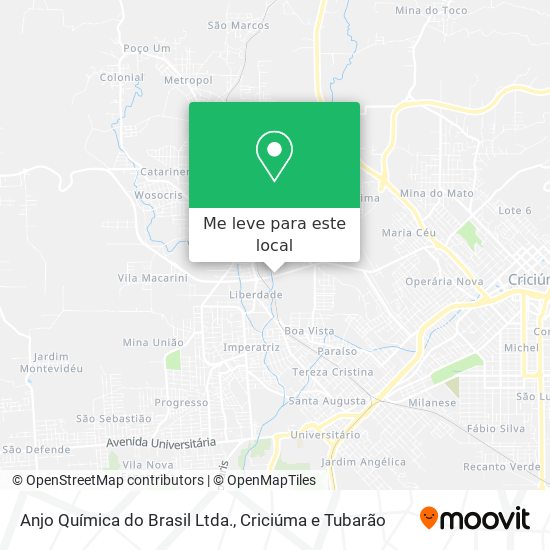 Anjo Química do Brasil Ltda. mapa