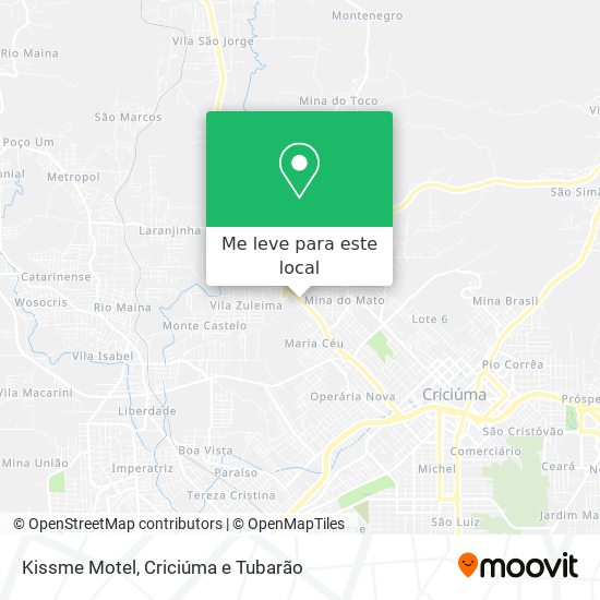 Kissme Motel mapa