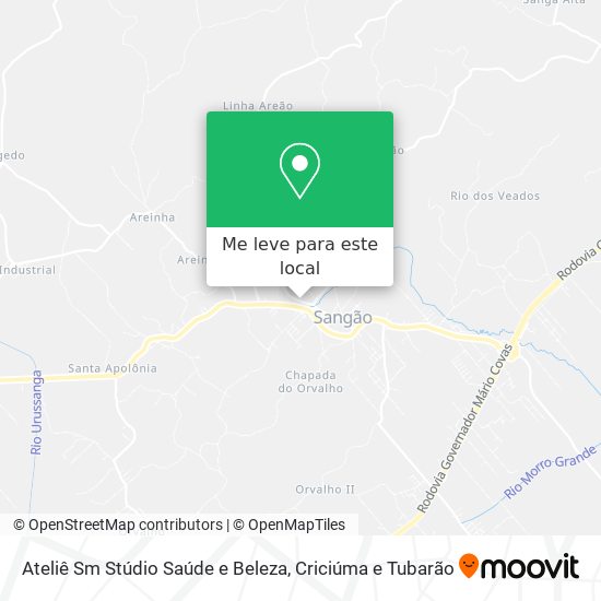 Ateliê Sm Stúdio Saúde e Beleza mapa