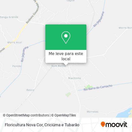 Floricultura Nova Cor mapa