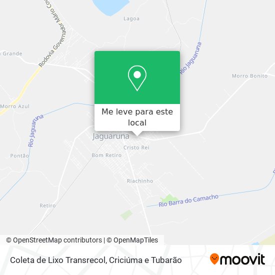 Coleta de Lixo Transrecol mapa