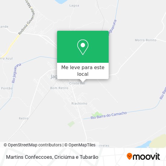 Martins Confeccoes mapa