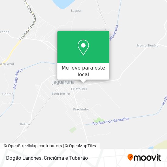 Dogão Lanches mapa