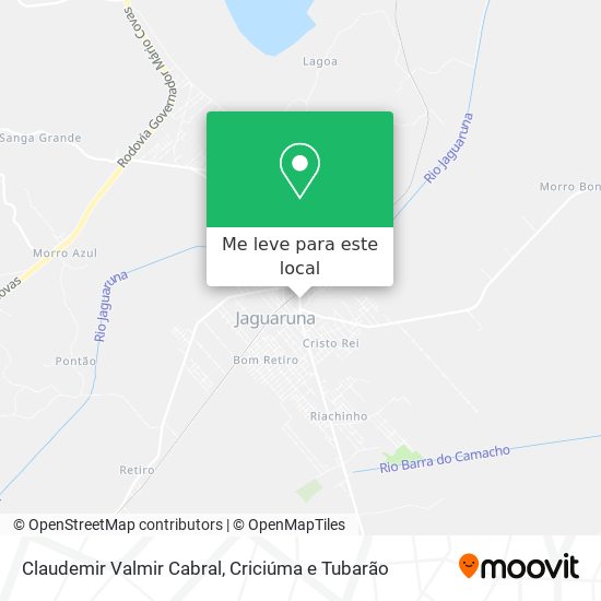 Claudemir Valmir Cabral mapa