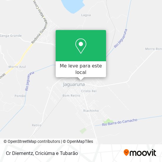 Cr Diementz mapa