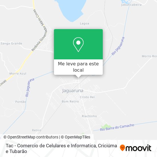 Tac - Comercio de Celulares e Informatica mapa