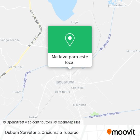 Dubom Sorveteria mapa