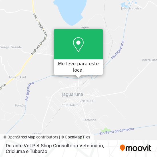 Durante Vet Pet Shop Consultório Veterinário mapa