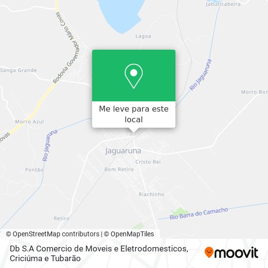 Db S.A Comercio de Moveis e Eletrodomesticos mapa