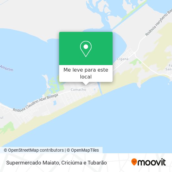 Supermercado Maiato mapa