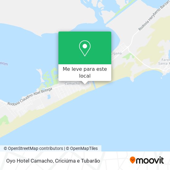 Oyo Hotel Camacho mapa