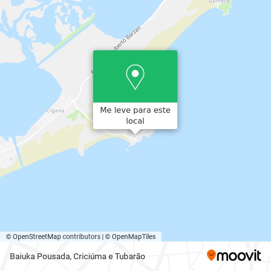 Baiuka Pousada mapa