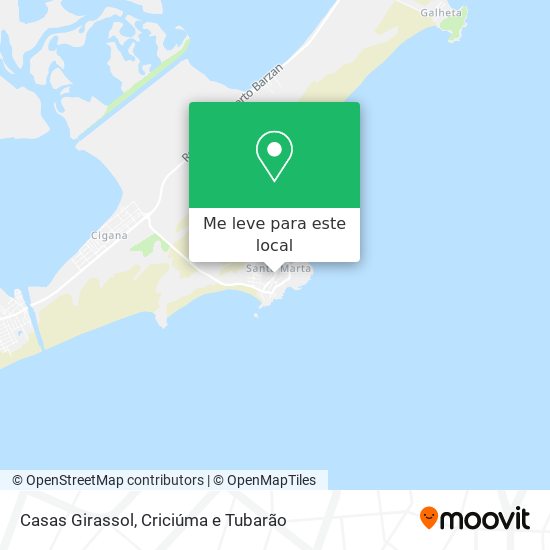 Casas Girassol mapa